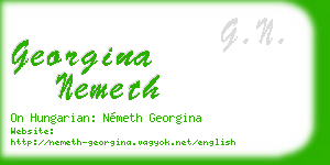 georgina nemeth business card